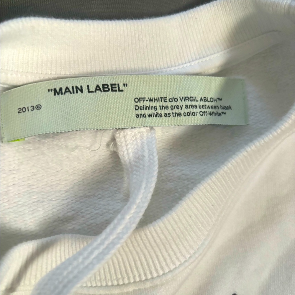 Off white sweater